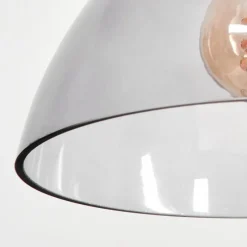 hofstein Suspension Calle Écru, Noir, 4 lumières