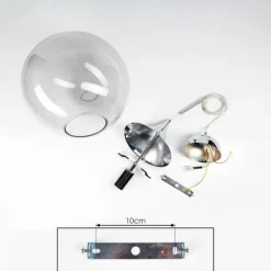 hofstein Suspension Calvisi Chrome, 1 lumière