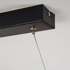 Luminaires Scandinaves-hofstein Suspension Canedo Brun, 5 lumières