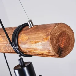 Lampes Vintages & Rétros-hofstein Suspension Canedo Brun, Noir, 5 lumières