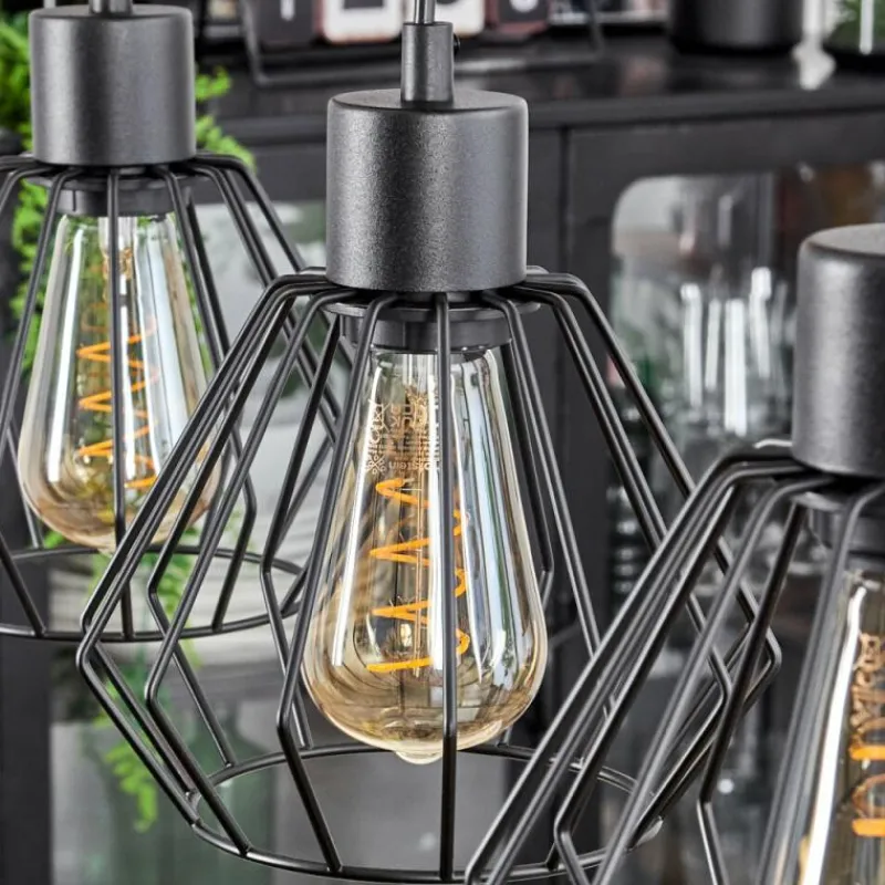 Luminaires Scandinaves-hofstein Suspension Canedo Écru, 3 lumières