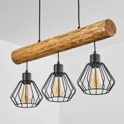 Luminaires Scandinaves-hofstein Suspension Canedo Écru, 3 lumières