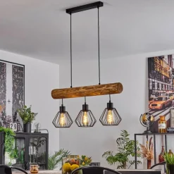 Luminaires Scandinaves-hofstein Suspension Canedo Écru, 3 lumières