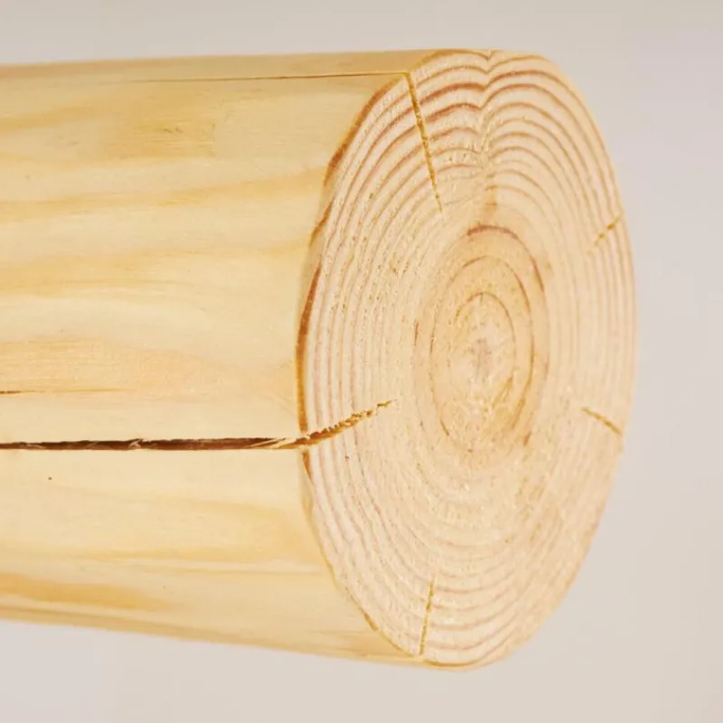 Luminaires Scandinaves-hofstein Suspension Canedo Écru, Noir, 3 lumières