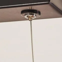 Luminaires Scandinaves-hofstein Suspension Canedo Écru, Noir, 3 lumières