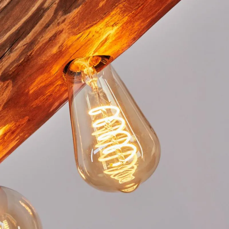 Luminaires Scandinaves-hofstein Suspension Canedo Noir, 5 lumières