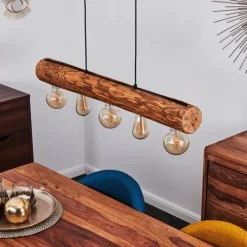 Luminaires Scandinaves-hofstein Suspension Canedo Noir, 5 lumières