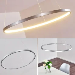 hofstein Suspension Canisteo LED Argenté, 1 lumière* Suspensions