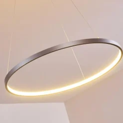 hofstein Suspension Canisteo LED Argenté, 1 lumière* Suspensions