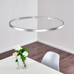 hofstein Suspension Canisteo LED Argenté, 1 lumière* Suspensions