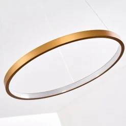 Lampes Dorées-hofstein Suspension Canisteo LED Or, 1 lumière