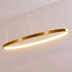 Lampes Dorées-hofstein Suspension Canisteo LED Or, 1 lumière