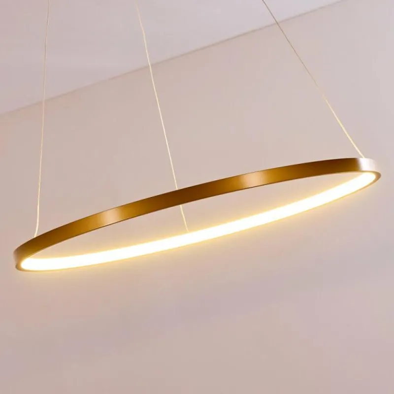 Lampes Dorées-hofstein Suspension Canisteo LED Or, 1 lumière