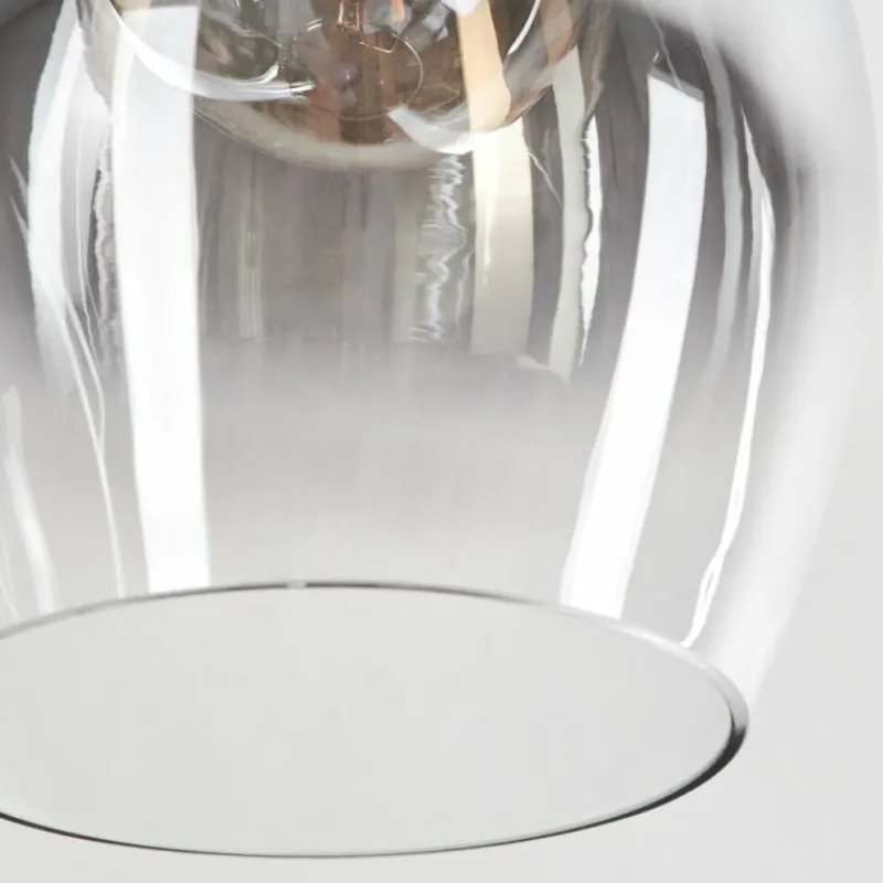 Suspension Verre Fumé-hofstein Suspension Capdevila Chrome, 3 lumières