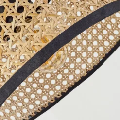 Lampes En Tissu-hofstein Suspension Carbonalito Noir, 3 lumières