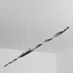 hofstein Suspension Carmacks LED Chrome, 4 lumières