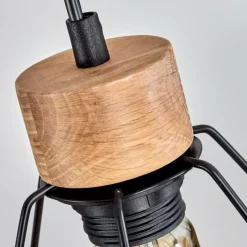 Lampes Vintages & Rétros-hofstein Suspension Carobal Écru, Noir, 3 lumières