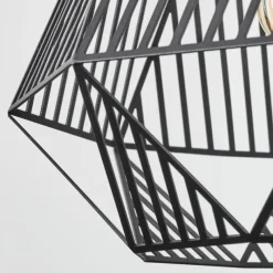 hofstein Suspension Cassils Noir, 1 lumière