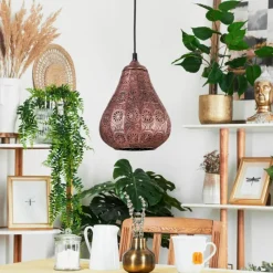 Luminaires Orientaux-hofstein Suspension Cassis Cuivre, 1 lumière