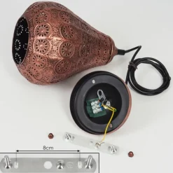 Luminaires Orientaux-hofstein Suspension Cassis Cuivre, 1 lumière