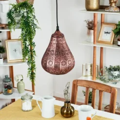 Luminaires Orientaux-hofstein Suspension Cassis Cuivre, 1 lumière