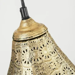 Luminaires Orientaux-hofstein Suspension Cassis Vieux laiton, 1 lumière