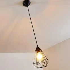 hofstein Suspension Cenova Noir, 1 lumière