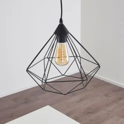 hofstein Suspension Cenova Noir, 1 lumière* Suspensions