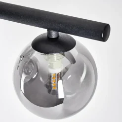 hofstein Suspension Chehalis LED Noir, 9 lumières