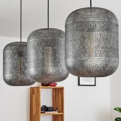 hofstein Suspension Chidu Gris, 3 lumières