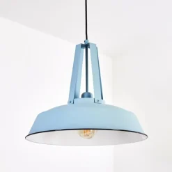 Luminaires Scandinaves-hofstein Suspension Chimay Bleu, 1 lumière