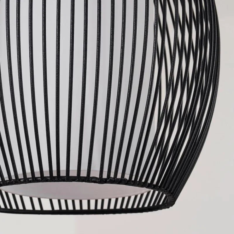 hofstein Suspension Chipoc Noir, 3 lumières