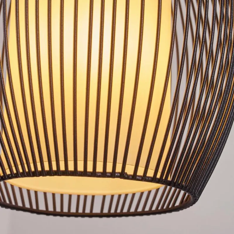 hofstein Suspension Chipoc Noir, 3 lumières