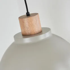 Luminaires Scandinaves-hofstein Suspension Chipou Gris, 1 lumière