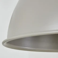 Luminaires Scandinaves-hofstein Suspension Chipou Gris, 1 lumière