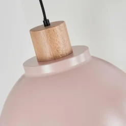 Luminaires Scandinaves-hofstein Suspension Chipou Rose, 1 lumière