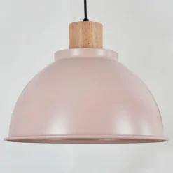 Luminaires Scandinaves-hofstein Suspension Chipou Rose, 1 lumière