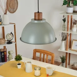 Luminaires Scandinaves-hofstein Suspension Chipou Vert, 1 lumière
