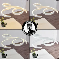 hofstein Suspension Chippewa LED Blanc, 1 lumière