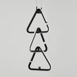 hofstein Suspension Chlak LED Noir, 3 lumières, Télécommandes* Éclairage Led