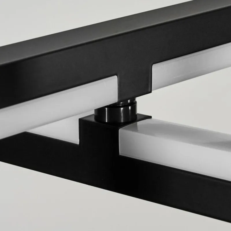 hofstein Suspension Chlak LED Noir, 2 lumières, Télécommandes