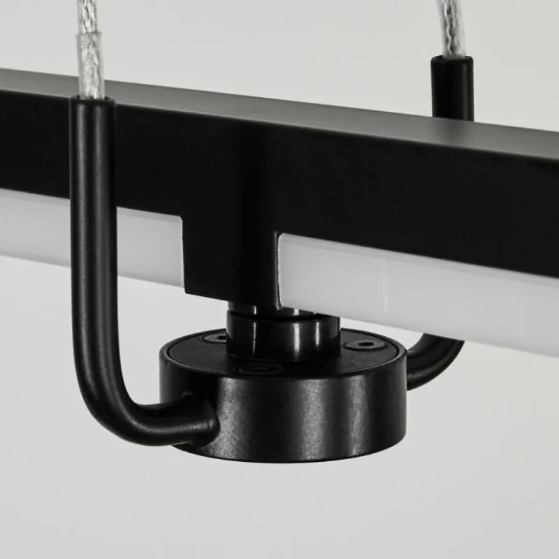 hofstein Suspension Chlak LED Noir, 2 lumières, Télécommandes