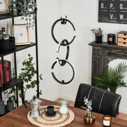 hofstein Suspension Chlak LED Noir, 3 lumières, Télécommandes