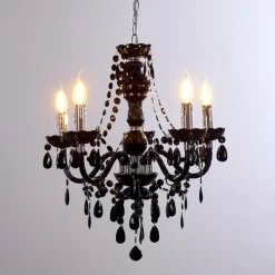Luminaires Antiques-hofstein Suspension Chrome, 5 lumières
