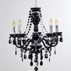 Luminaires Antiques-hofstein Suspension Chrome, 5 lumières