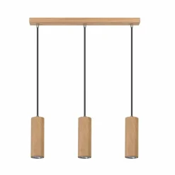 hofstein Suspension Chuquis LED Écru, Noir, 3 lumières