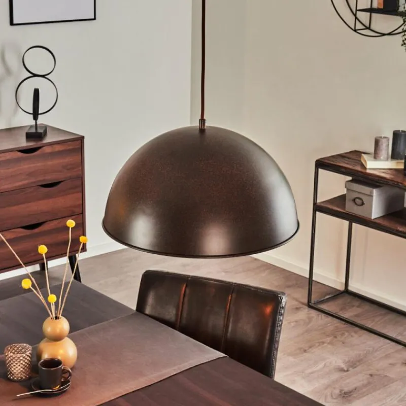 Lampes Dorées-hofstein Suspension Cigliano Rouille, 1 lumière