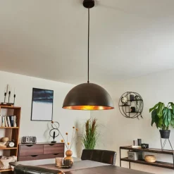 Lampes Dorées-hofstein Suspension Cigliano Rouille, 1 lumière