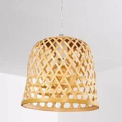 Style Boho-Chic-hofstein Suspension Ciusa Nickel mat, 1 lumière