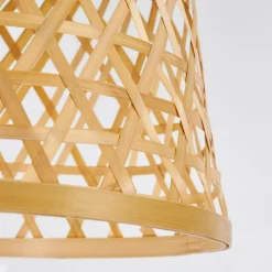 Style Boho-Chic-hofstein Suspension Ciusa Nickel mat, 1 lumière